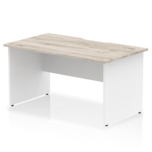 Impulse Scalloped Edge 1400mm Straight Desk Panel End Leg - Image 9