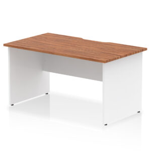 Impulse Scalloped Edge 1400mm Straight Desk Panel End Leg - Image 12