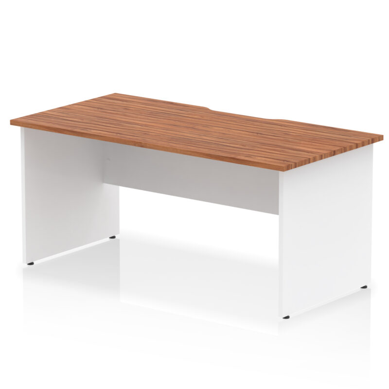 Impulse Scalloped Edge 1600mm Straight Desk Panel End Leg - Image 12