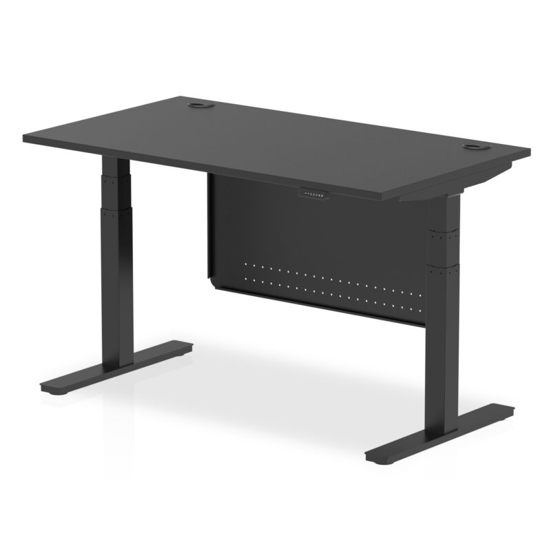 OE - Air Height Adjustable Desk with Cable Ports with Steel Modesty Panel - Image 76