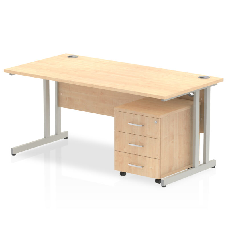 OE - Impulse 1800mm Cantilever Straight Desk With Mobile Pedestal - Image 35