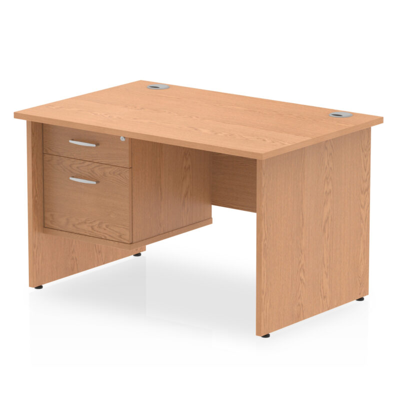 OE - Impulse 1200mm Panel End Straight Desk With Single Fixed Pedestal - Image 11