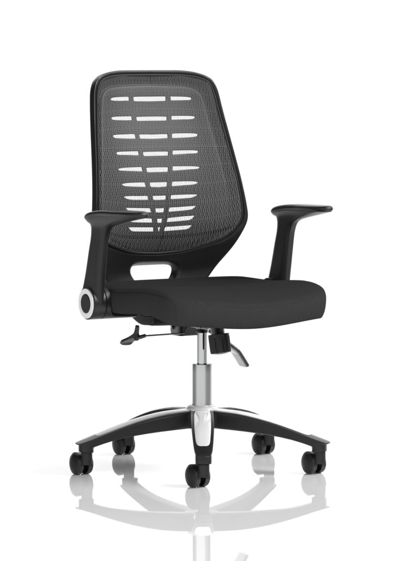 OE - Relay Medium Mesh Back Task Operator Office Chair with Arms - Image 3