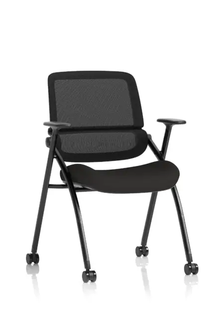 OE - Capra Mesh Back Folding Office Training Chair With Sliding Arms