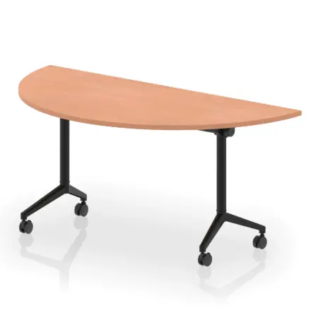 Impulse Plus Flip Top 1600mm Semi-Circle Table